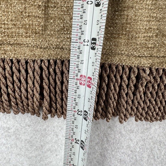 NEW Indigo Moon Maxi Skirt MEDIUM Gold Heather‎ Chenille Boho Fringe Hem Lined - Picture 9 of 12